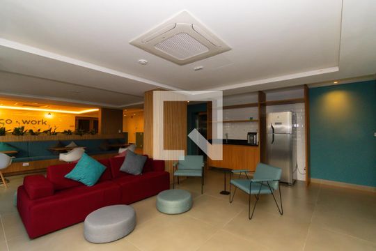 Área comum de kitnet/studio para alugar com 1 quarto, 25m² em Liberdade, São Paulo