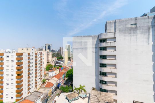 Vista da Varanda do Studio de kitnet/studio para alugar com 1 quarto, 25m² em Liberdade, São Paulo