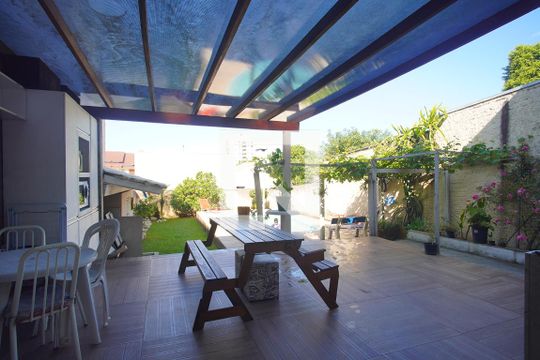 Área externa de casa à venda com 3 quartos, 124m² em Ideal, Novo Hamburgo
