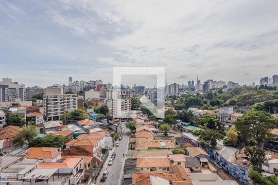 Vista do Terraço de apartamento à venda com 1 quarto, 27m² em Pinheiros, São Paulo