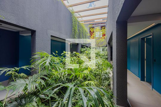 Jardim de apartamento à venda com 1 quarto, 27m² em Pinheiros, São Paulo