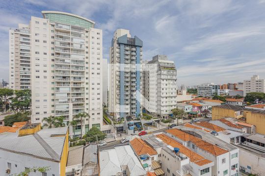 Vista do Terraço de apartamento à venda com 1 quarto, 27m² em Pinheiros, São Paulo