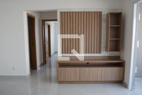 Sala/Cozinha de apartamento à venda com 2 quartos, 55m² em Vila Rosa, Goiânia