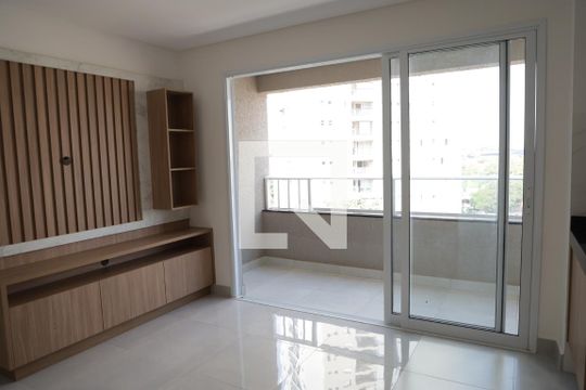 Sala/Cozinha de apartamento à venda com 2 quartos, 55m² em Vila Rosa, Goiânia