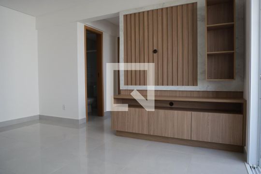 Sala/Cozinha de apartamento à venda com 2 quartos, 55m² em Vila Rosa, Goiânia