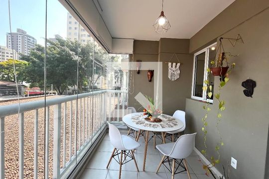 Varanda Sala de apartamento à venda com 1 quarto, 42m² em Vila Mascote, São Paulo