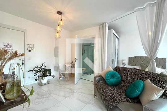 Sala de apartamento à venda com 1 quarto, 42m² em Vila Mascote, São Paulo