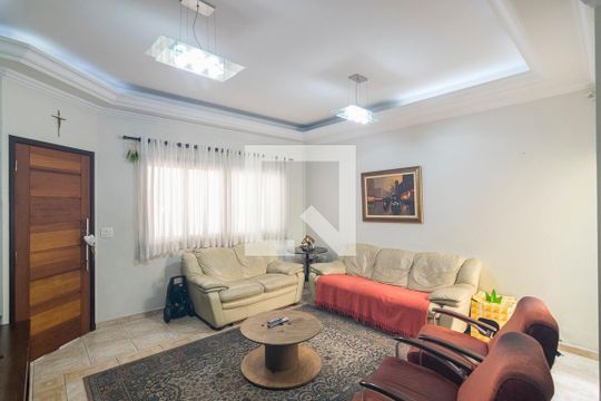 Sala de casa à venda com 3 quartos, 160m² em Vila Valparaíso, Santo André