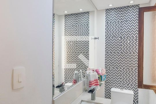 Lavabo de casa à venda com 3 quartos, 160m² em Vila Valparaíso, Santo André