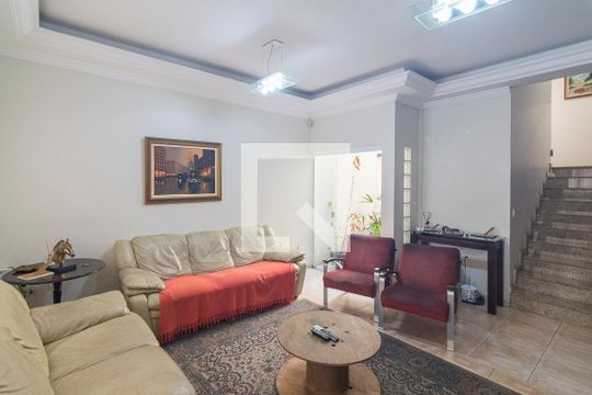 Sala de casa à venda com 3 quartos, 160m² em Vila Valparaíso, Santo André