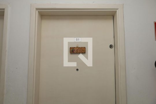 Porta do apartamento de apartamento à venda com 2 quartos, 49m² em Parque Savoi City, São Paulo