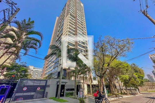 Fachada de kitnet/studio para alugar com 0 quarto, 38m² em Campo Belo, São Paulo