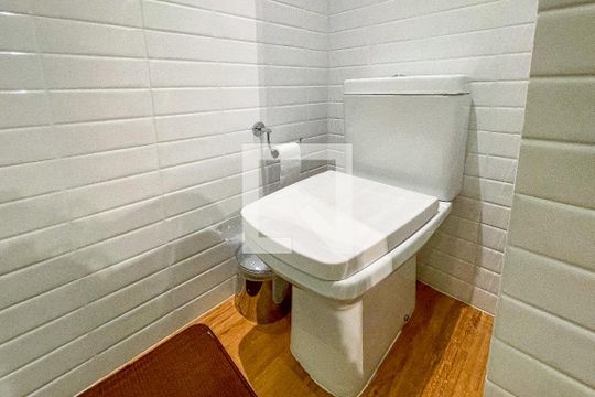 Banheiro da Suíte de apartamento para alugar com 1 quarto, 57m² em Paraíso, São Paulo