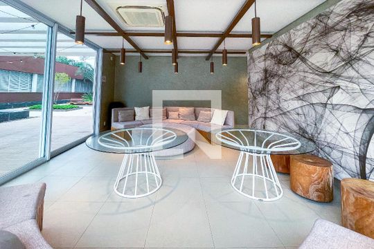Área comum - Salão de festas de apartamento para alugar com 1 quarto, 57m² em Paraíso, São Paulo