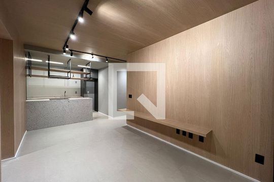 Sala de apartamento para alugar com 2 quartos, 73m² em Vila da Serra, Nova Lima
