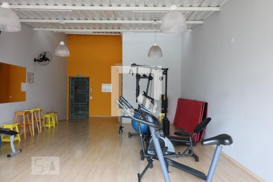 Área comum - Academia de kitnet/studio para alugar com 1 quarto, 42m² em Centro, São Paulo