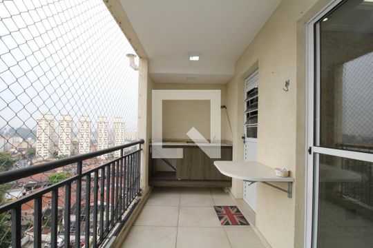 Varanda de apartamento à venda com 2 quartos, 80m² em Chácara Agrindus, Taboão da Serra