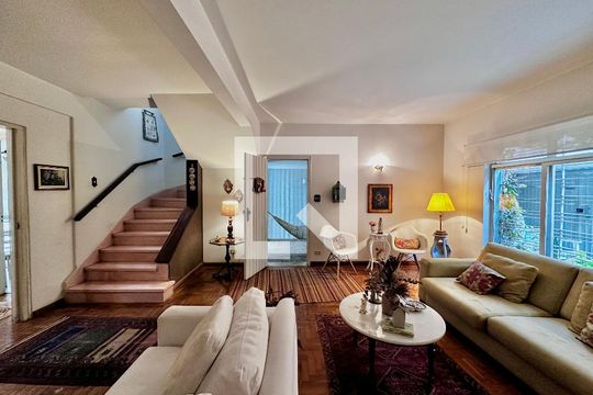 Sala de casa para alugar com 4 quartos, 170m² em Campo Belo, São Paulo