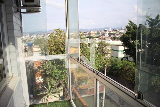 Varanda da Suíte de apartamento à venda com 3 quartos, 178m² em Santa Cruz Industrial, Contagem
