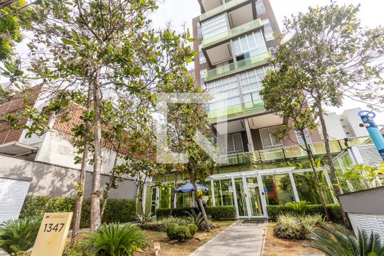 Fachada do Condomínio de kitnet/studio para alugar com 1 quarto, 33m² em Perdizes, São Paulo