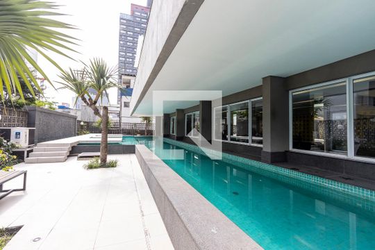 Área comum de kitnet/studio para alugar com 1 quarto, 33m² em Perdizes, São Paulo