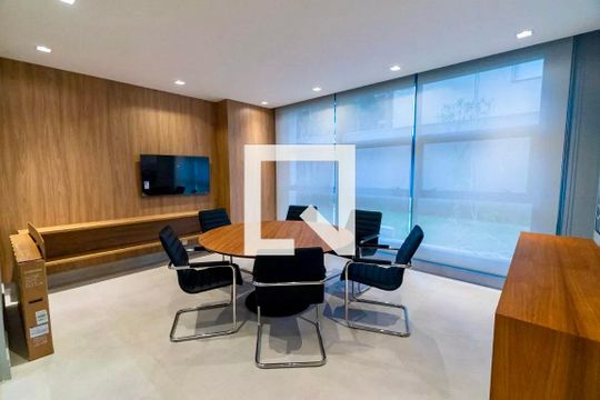 Área comum - Coworking de apartamento à venda com 1 quarto, 28m² em Jardim Prudência, São Paulo