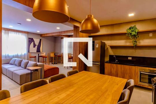 Área comum - Salão de festas de apartamento à venda com 1 quarto, 28m² em Jardim Prudência, São Paulo
