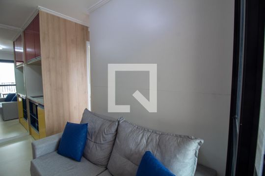 Sala de kitnet/studio para alugar com 1 quarto, 26m² em Campo Belo, São Paulo