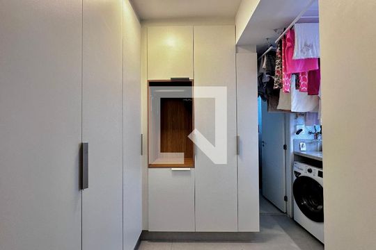 Área de Serviço de apartamento à venda com 3 quartos, 134m² em Santo Amaro, São Paulo