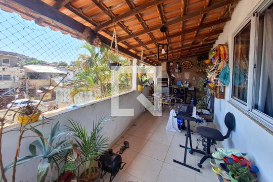 Varanda da Sala de casa de condomínio à venda com 4 quartos, 150m² em Fonseca, Niterói