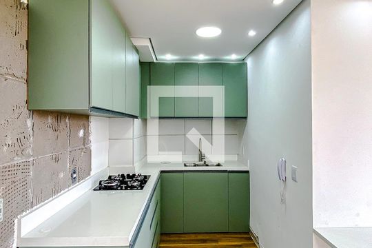 Cozinha de apartamento à venda com 2 quartos, 35m² em Canindé, São Paulo