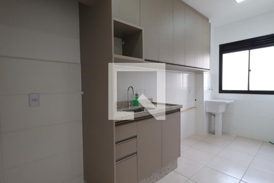 Cozinha de apartamento para alugar com 2 quartos, 50m² em Residencial Monterrey, Ribeirão Preto