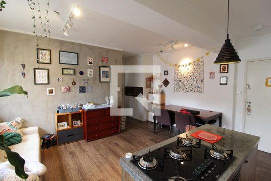 Sala/ de apartamento à venda com 1 quarto, 47m² em Indianópolis, São Paulo