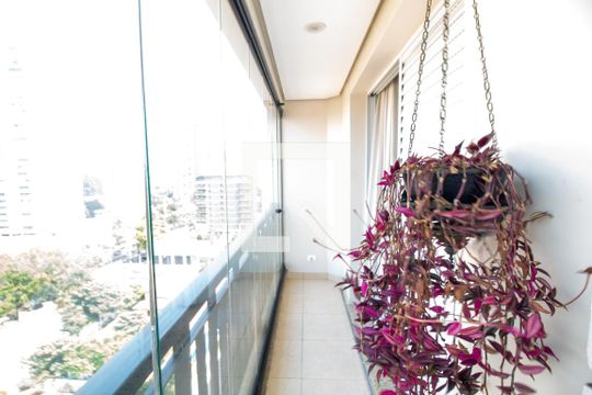 Suite 3  - Varanda de apartamento à venda com 4 quartos, 172m² em Cidade Monções, São Paulo