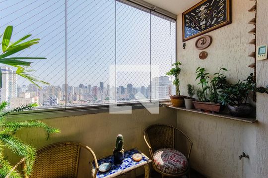 Varanda da Sala de apartamento à venda com 2 quartos, 96m² em Bosque da Saúde, São Paulo