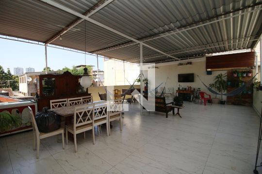 Área gourmet de casa à venda com 3 quartos, 110m² em Olaria, Rio de Janeiro