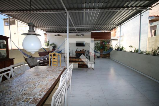 Área gourmet de casa à venda com 3 quartos, 110m² em Olaria, Rio de Janeiro