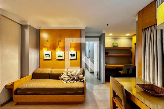 Sala de apartamento à venda com 1 quarto, 25m² em Vila Congonhas, São Paulo