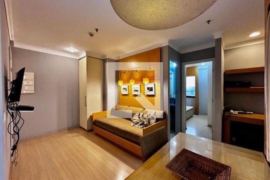 Sala de apartamento à venda com 1 quarto, 25m² em Vila Congonhas, São Paulo
