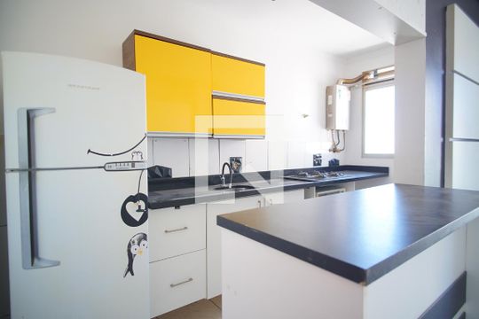 Cozinha de apartamento à venda com 2 quartos, 55m² em Morro Santana, Porto Alegre