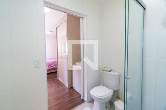 Banheiro de kitnet/studio à venda com 1 quarto, 28m² em Vila Clementino, São Paulo