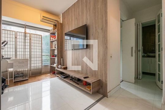 Sala de apartamento à venda com 1 quarto, 40m² em Jardim Paulista, São Paulo