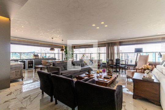 Sala de apartamento à venda com 4 quartos, 312m² em Santa Cecilia, São Paulo