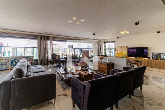 Sala de apartamento à venda com 4 quartos, 312m² em Santa Cecilia, São Paulo