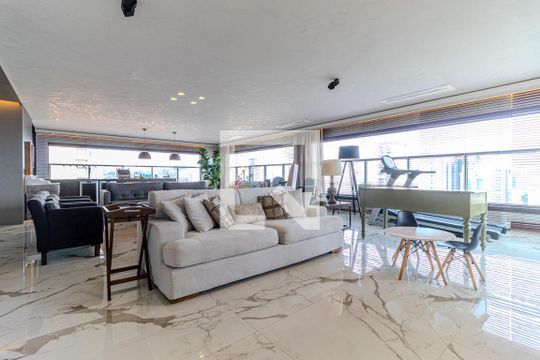Sala de apartamento à venda com 4 quartos, 312m² em Santa Cecilia, São Paulo