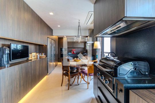 Cozinha de apartamento à venda com 4 quartos, 312m² em Santa Cecilia, São Paulo