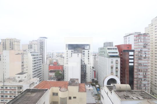 Vista da Varanda de kitnet/studio para alugar com 1 quarto, 22m² em Jardim Paulista, São Paulo