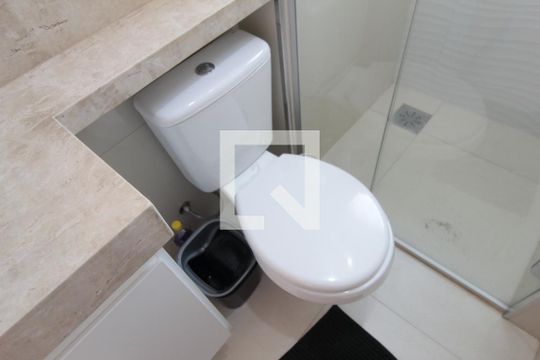 Banheiro Social de apartamento à venda com 3 quartos, 83m² em Aeroporto, Belo Horizonte