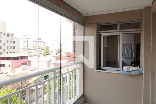 Varanda da Sala de apartamento à venda com 3 quartos, 83m² em Aeroporto, Belo Horizonte