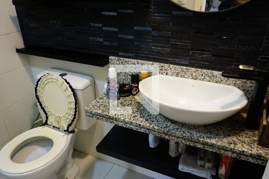 banheiro Social de casa de condomínio à venda com 4 quartos, 235m² em Freguesia (jacarepaguá), Rio de Janeiro
